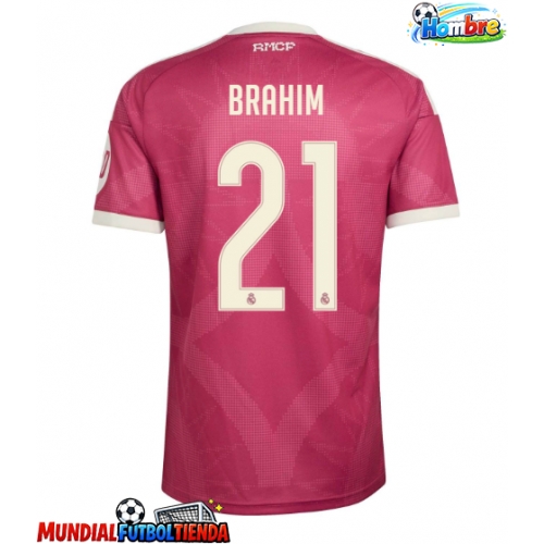 Camiseta Real Madrid Brahim Diaz #21 Tercera Equipación Replica 2026-27 mangas cortas